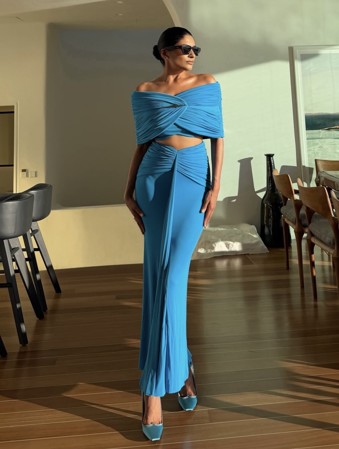 Maxi skirt set summer outfit
