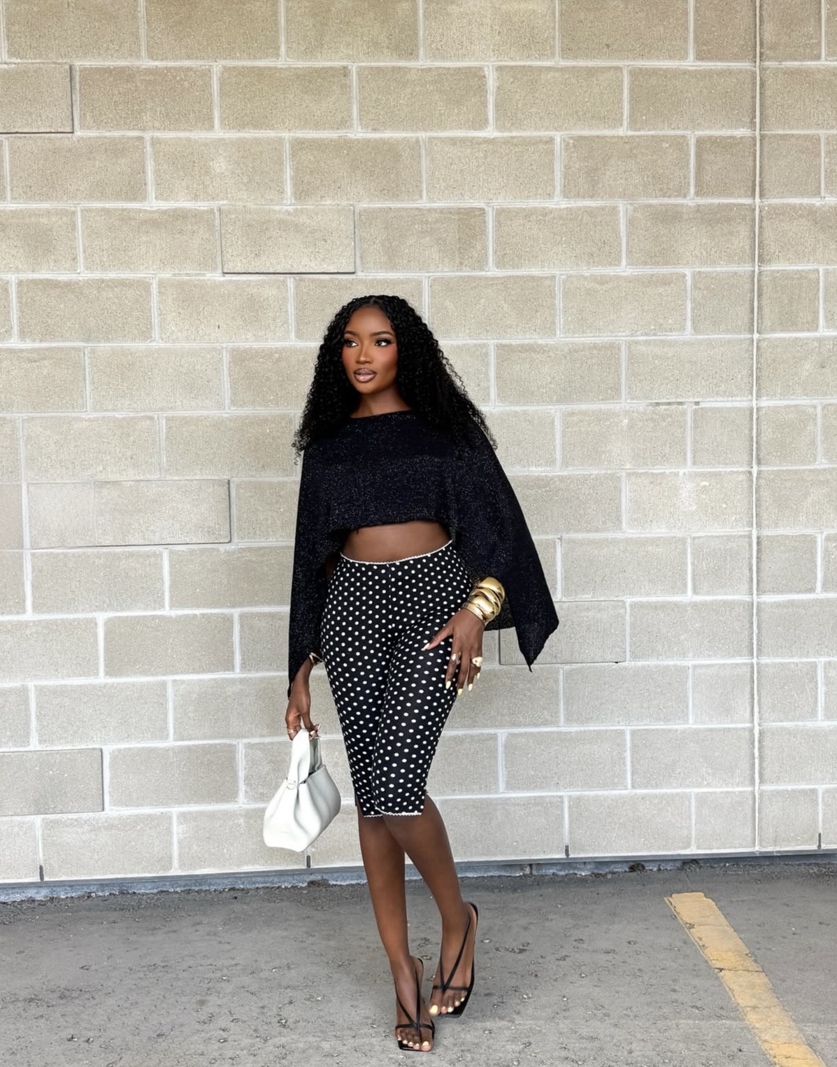 Polka-dot summer outfits