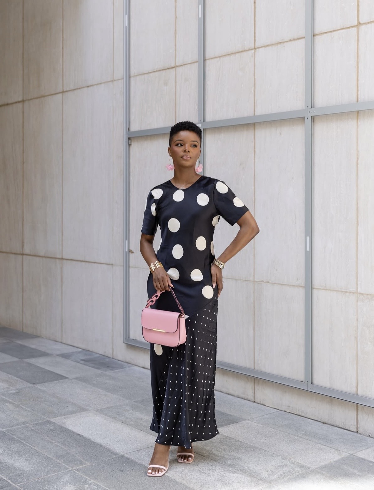 Polka-dot summer outfits