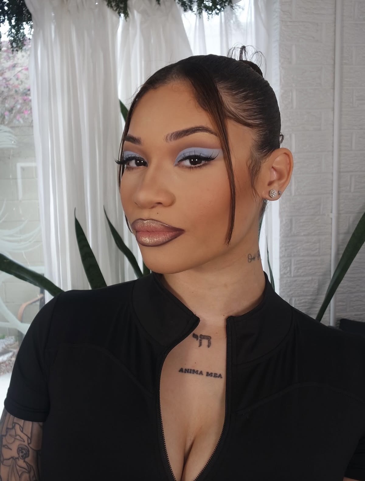 blue eyeshadow makeup looks