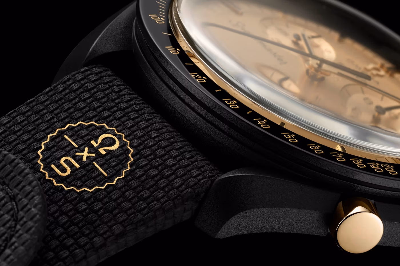 MoonSwatch Mission to the Moon 1969 individually numbered case flank limited to 1969 pieces