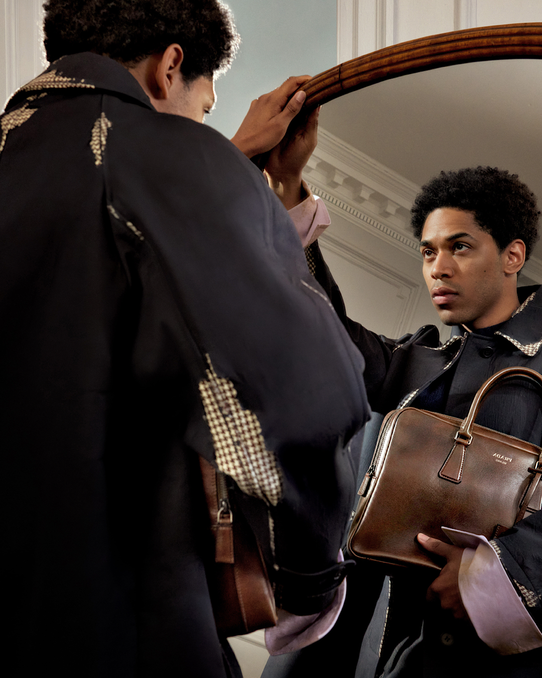 Kelvin Harrison Jr. Brings Prada’s Work Bag into Focus for FW26