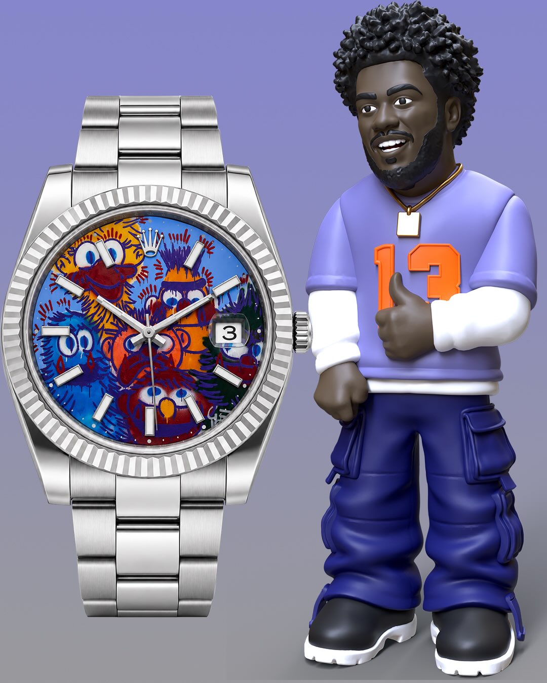 Olaolu Slawn Unveils “The Slawn x Rolex Multiverse,” a 12-Piece Custom Watch Collection