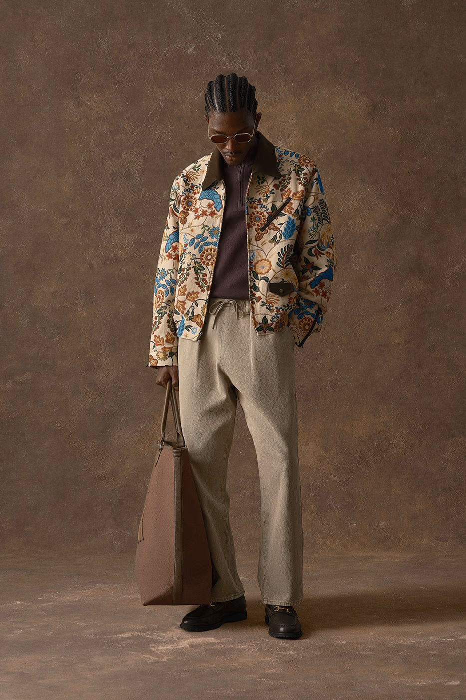 Kith x Needles debut capsule butterfly embroidered track jacket fringed trousers