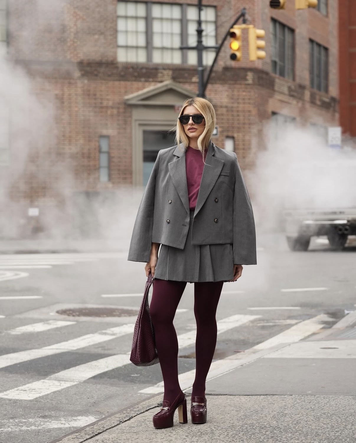 burgundy fall outfits