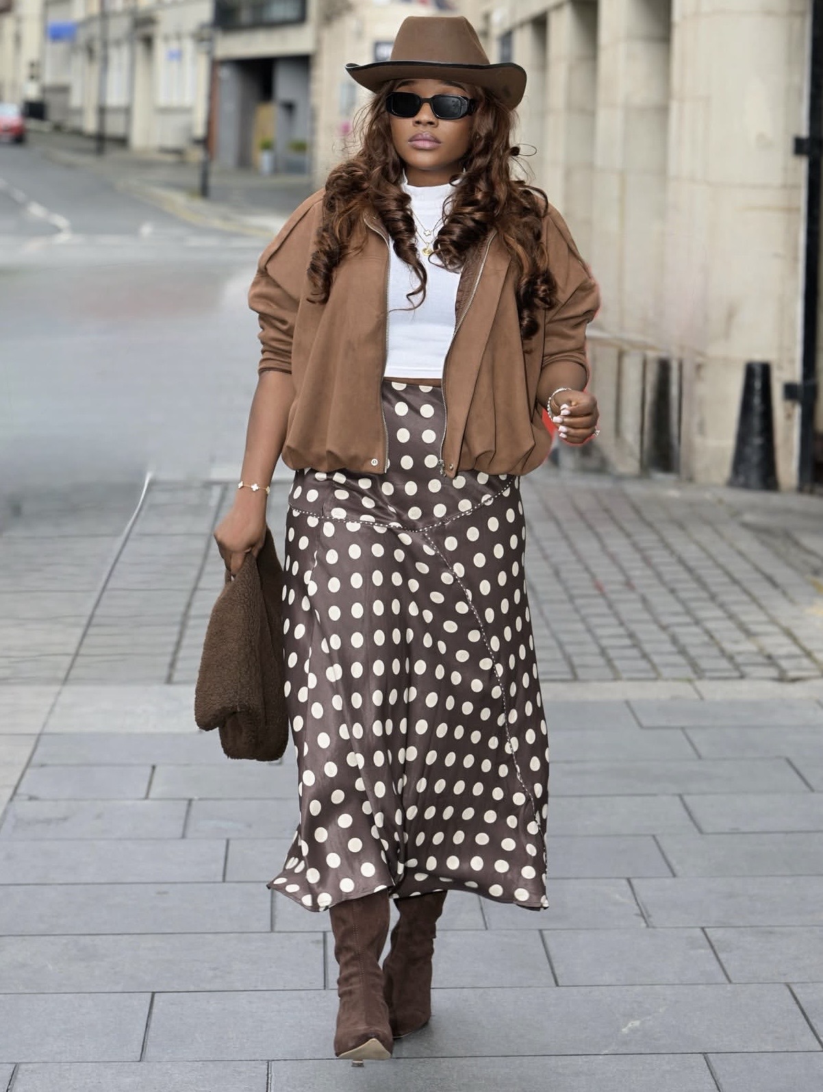 fall midi skirt outfits