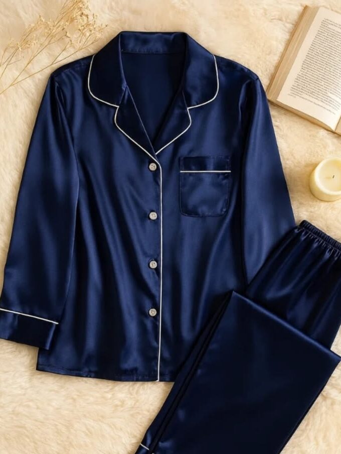 ladies silk pyjamas