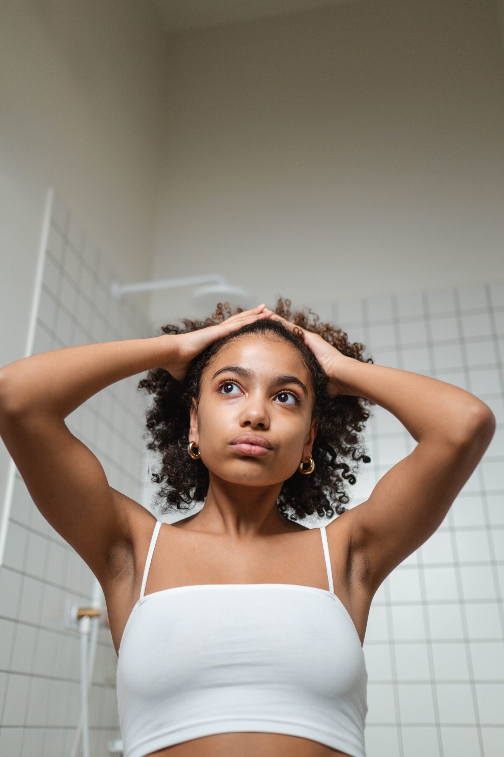 woman summer hair tips