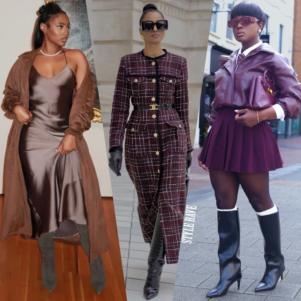 how-to-style-knee-high-boots-dresses-skirts-style-rave