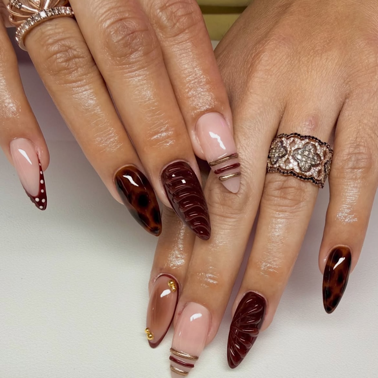 chocolate-brown-nail-designs-style-rave